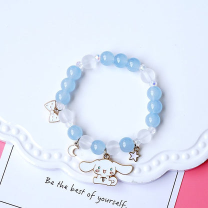 Fashion Rabbit Alloy Beaded Bracelets