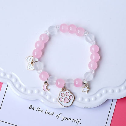 Fashion Rabbit Alloy Beaded Bracelets