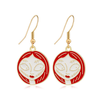 Fashion Geometric Alloy Stoving Varnish Women's Earrings 1 Pair