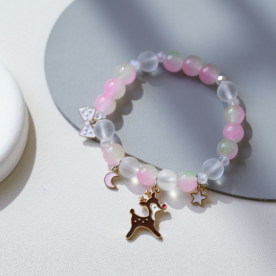 Fashion Rabbit Alloy Beaded Bracelets