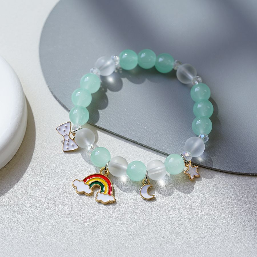 Fashion Rabbit Alloy Beaded Bracelets