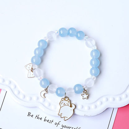 Fashion Rabbit Alloy Beaded Bracelets