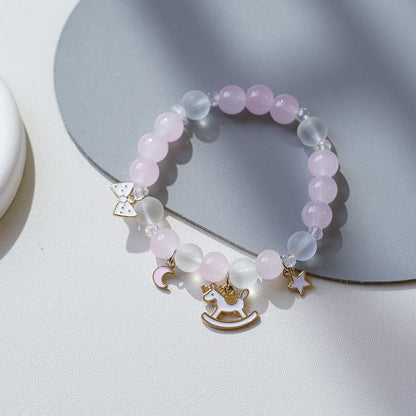 Fashion Rabbit Alloy Beaded Bracelets