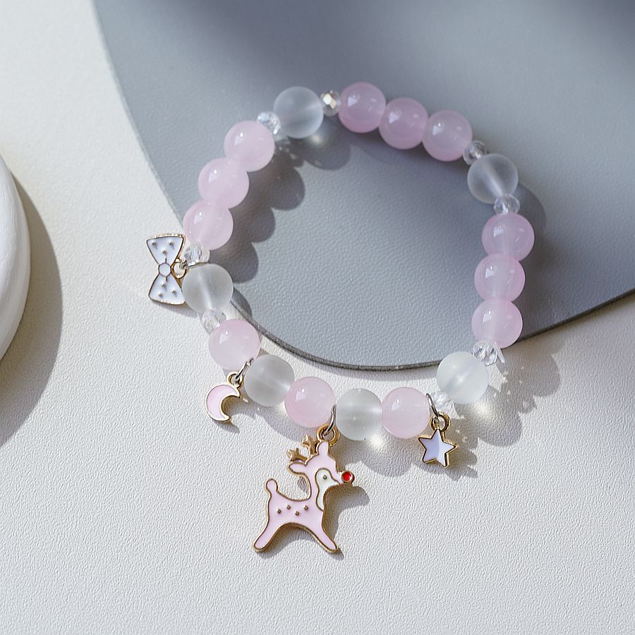 Fashion Rabbit Alloy Beaded Bracelets