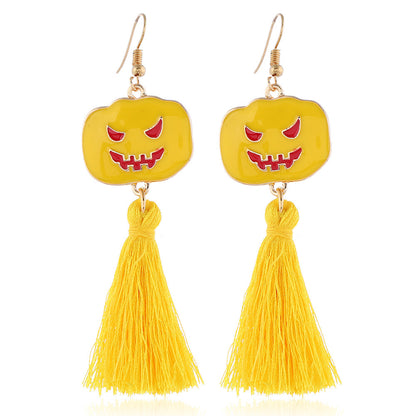 Fashion Skull Alloy Plating Women's Drop Earrings 1 Pair