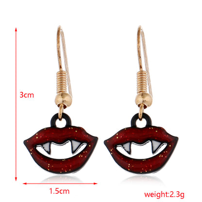 Fashion Skull Alloy Plating Women's Drop Earrings 1 Pair