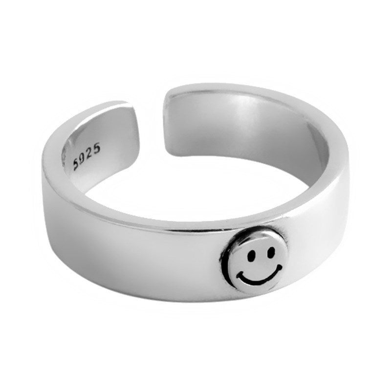 Fashion Smiley Face Alloy Plating Unisex Rings