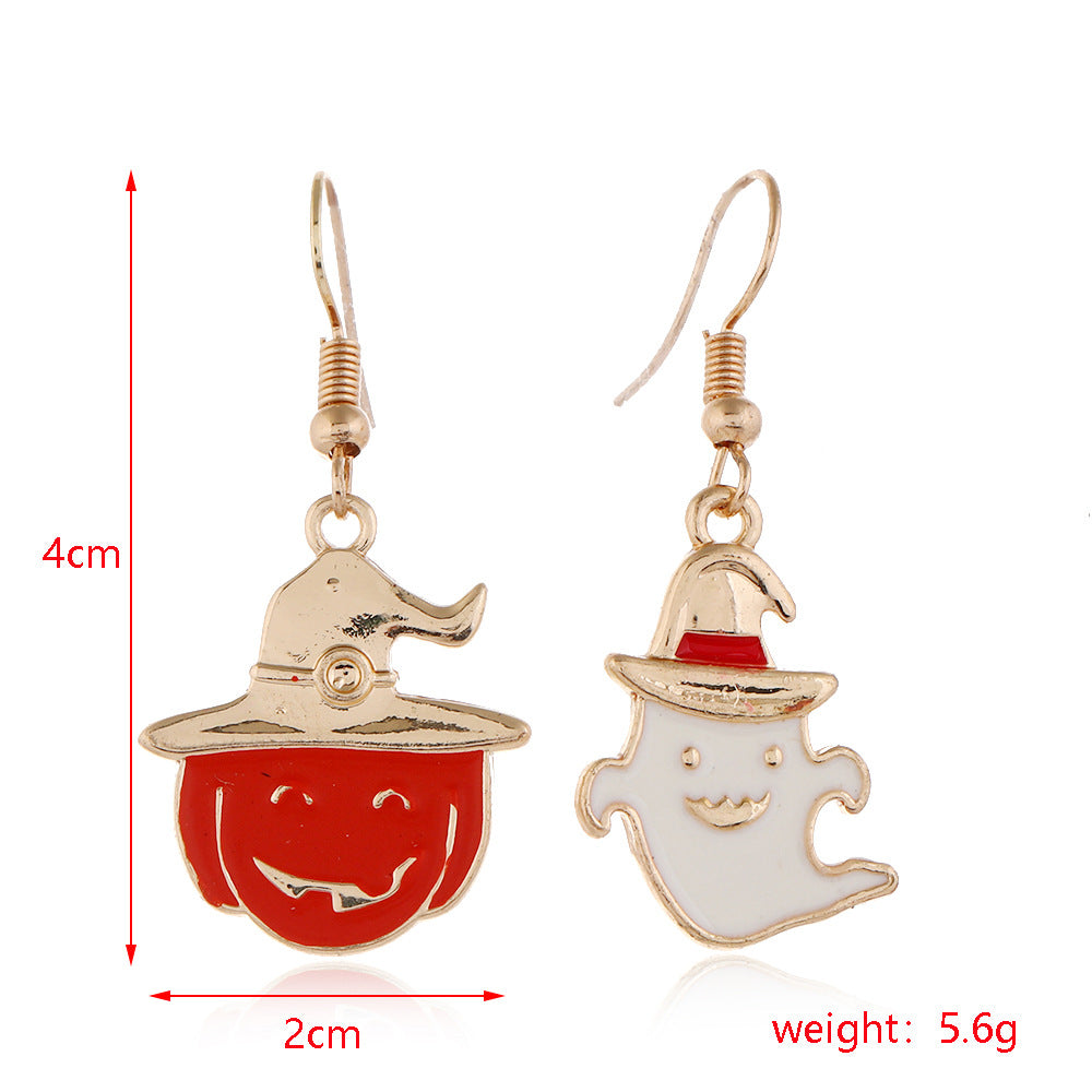 Fashion Skull Alloy Plating Women's Drop Earrings 1 Pair