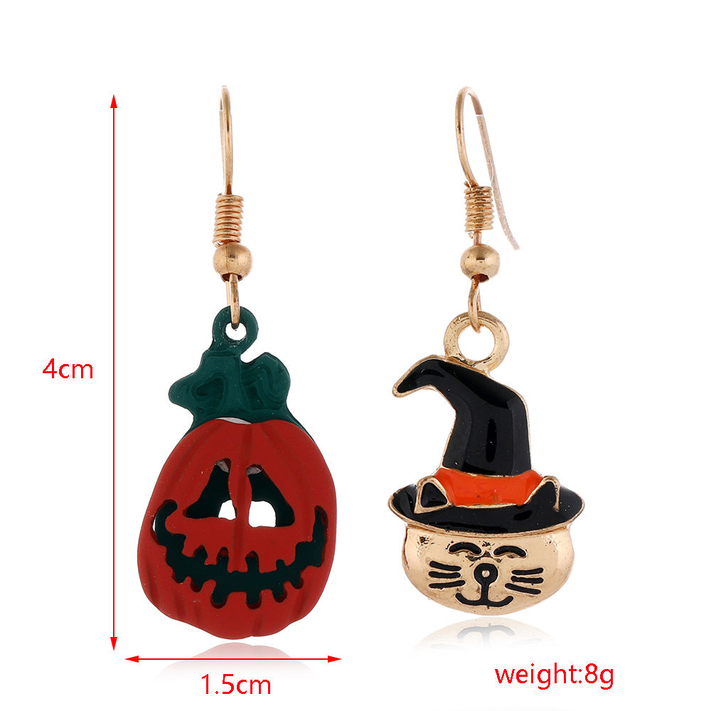 Fashion Skull Alloy Plating Women's Drop Earrings 1 Pair