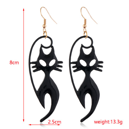 Fashion Skull Alloy Plating Women's Drop Earrings 1 Pair