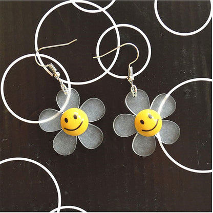 Fashion Flower Arylic Women's Drop Earrings 1 Pair