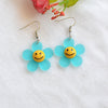 Fashion Flower Arylic Women's Drop Earrings 1 Pair