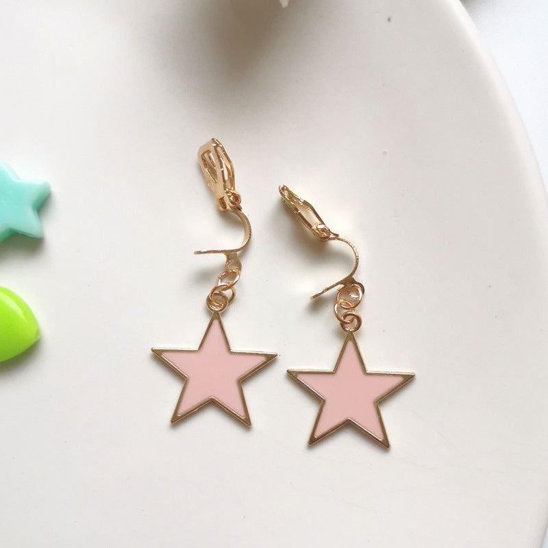 Cute Cartoon Alloy Plating Women's Earrings 1 Pair