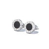 1 Pair Fashion Number Plating Inlay Titanium Steel Acrylic Ear Studs