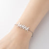 1 Piece Simple Style Letter Stainless Steel Plating Bracelets