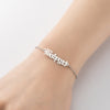 1 Piece Simple Style Letter Stainless Steel Plating Bracelets