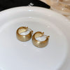 1 Pair Retro Commute Cross Oval Heart Shape Plating Copper Earrings