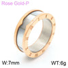 Fashion Number Stainless Steel Polishing Rings 1 Piece