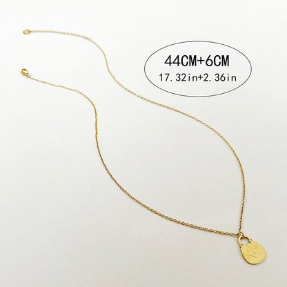 Wholesale Sweet Star Moon Flower Stainless Steel Plating Gold Plated Necklace