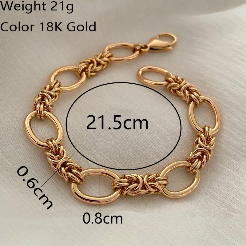 Simple Style Classic Style Cross Eye Stainless Steel Plating Inlay Zircon 18k Gold Plated Bracelets