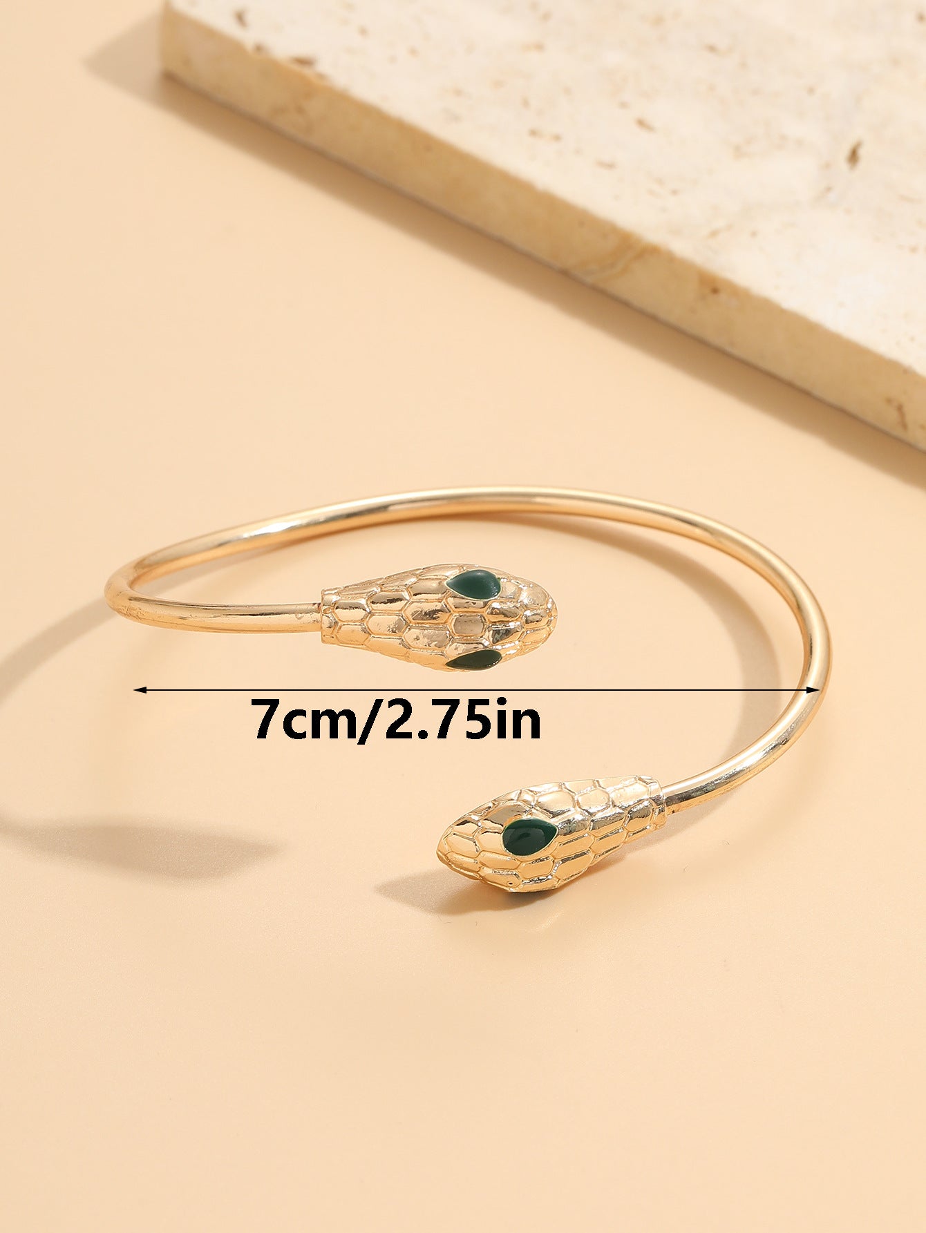 Modern Style Classic Style Snake Metal Plating Women's Bangle