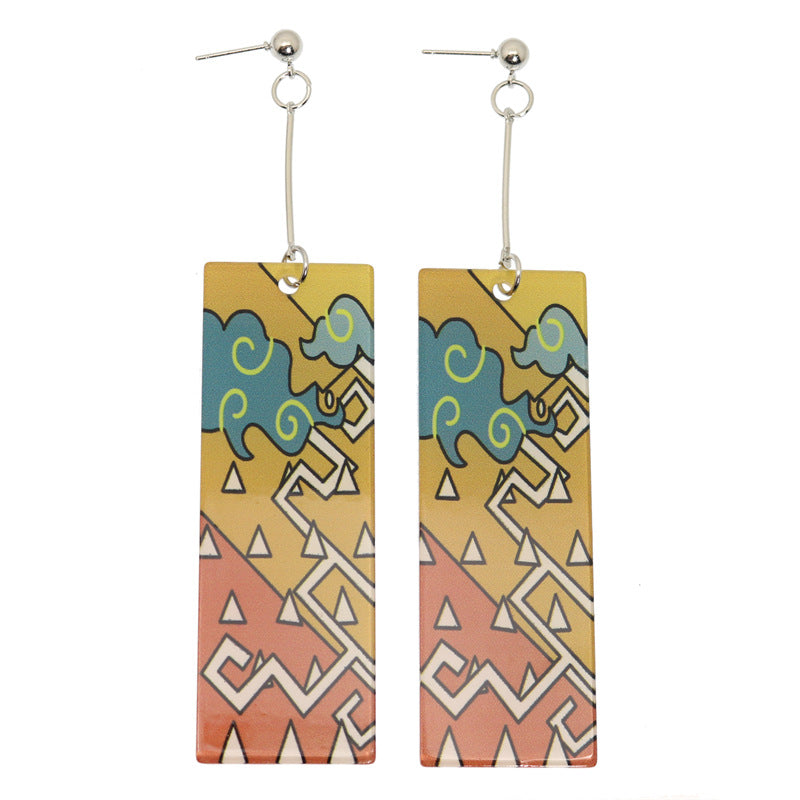 1 Pair Cartoon Style Cartoon Arylic Unisex Drop Earrings