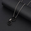 Hip-hop Letter Airplane Alloy Titanium Steel Wholesale Pendant Necklace