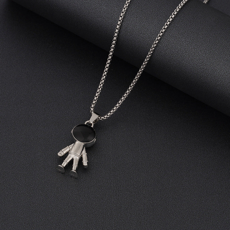 Hip-hop Letter Airplane Alloy Titanium Steel Wholesale Pendant Necklace