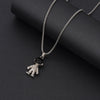 Hip-hop Letter Airplane Alloy Titanium Steel Wholesale Pendant Necklace