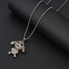 Hip-hop Letter Airplane Alloy Titanium Steel Wholesale Pendant Necklace