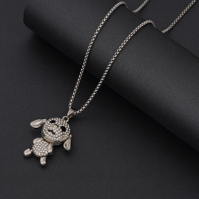 Hip-hop Letter Airplane Alloy Titanium Steel Wholesale Pendant Necklace