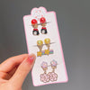 Cute Flower Bow Knot Fish Tail Alloy Plastic Wholesale Drop Earrings