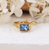 304 Stainless Steel Simple Style Inlay Solid Color Zircon Rings