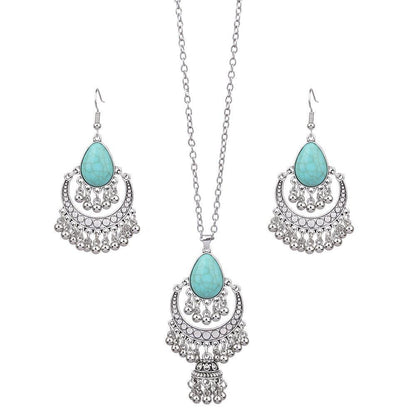 Ethnic Style Solid Color Alloy Plating Women's Jewelry Set