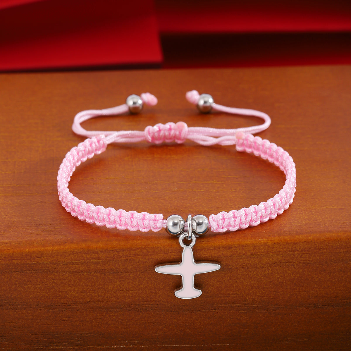 Casual Sweet Simple Style Airplane Alloy Nylon Enamel Braid Women's Bracelets