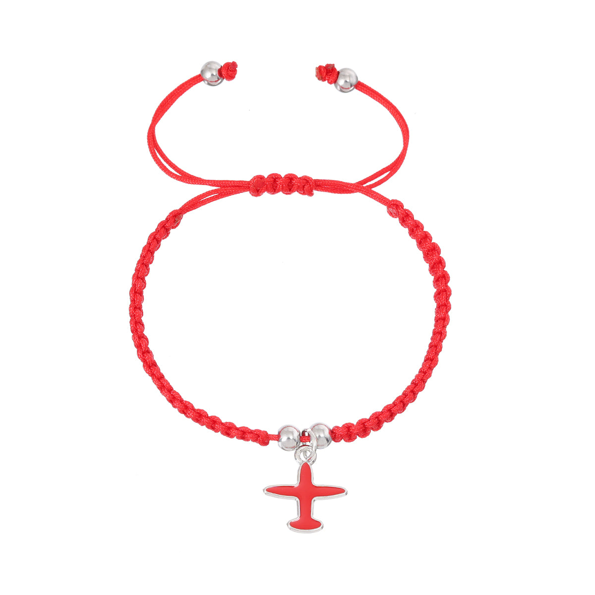 Casual Sweet Simple Style Airplane Alloy Nylon Enamel Braid Women's Bracelets