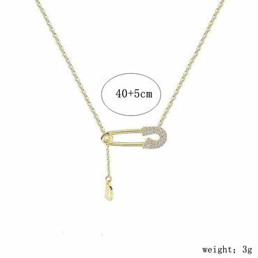 Sterling Silver Silver Plated Simple Style Classic Style Plating Inlay Solid Color Zircon Pendant Necklace