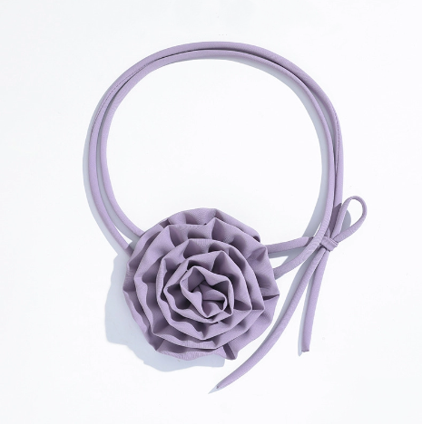 Elegant Rose Cloth Women's Choker