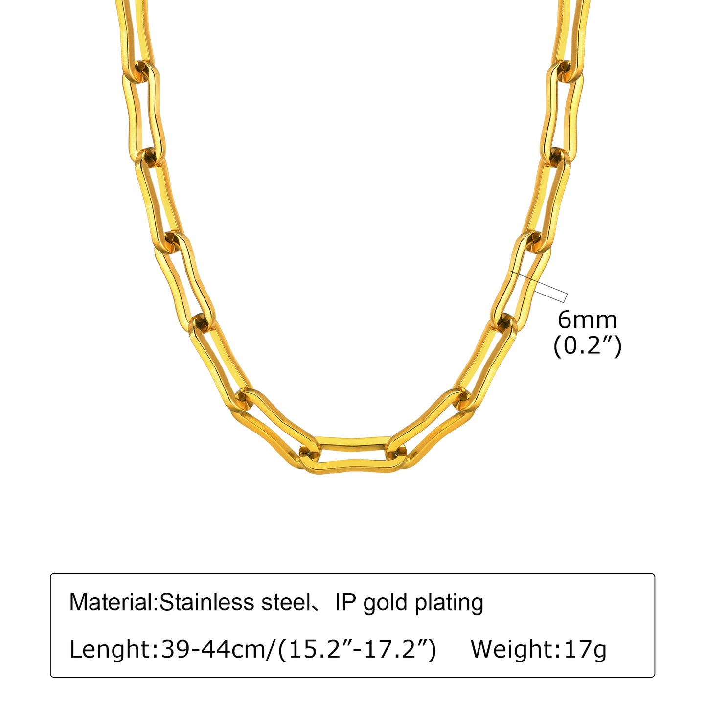 304 Stainless Steel 18K Gold Plated IG Style Streetwear Plating Solid Color Bracelets Necklace