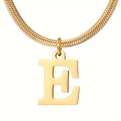 IG Style Simple Style Letter Ferroalloy Gold Plated Women's Pendant Necklace