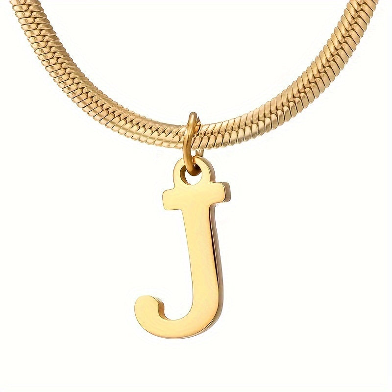 IG Style Simple Style Letter Ferroalloy Gold Plated Women's Pendant Necklace