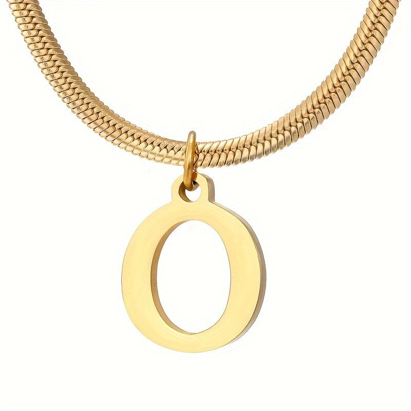 IG Style Simple Style Letter Ferroalloy Gold Plated Women's Pendant Necklace