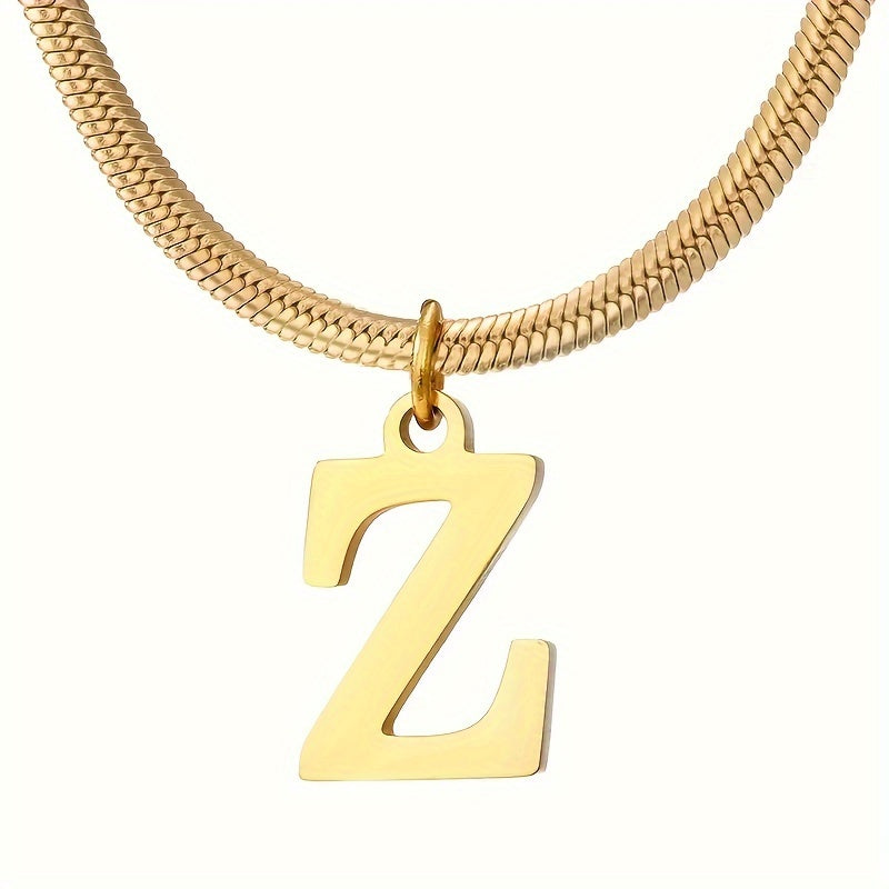 IG Style Simple Style Letter Ferroalloy Gold Plated Women's Pendant Necklace