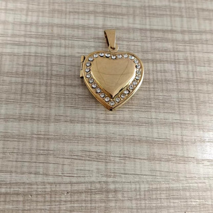 Romantic Heart Shape Stainless Steel Plating Pendant Necklace