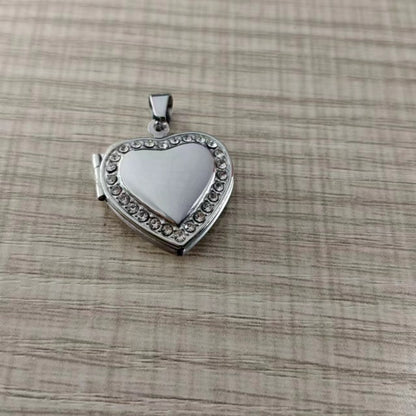 Romantic Heart Shape Stainless Steel Plating Pendant Necklace