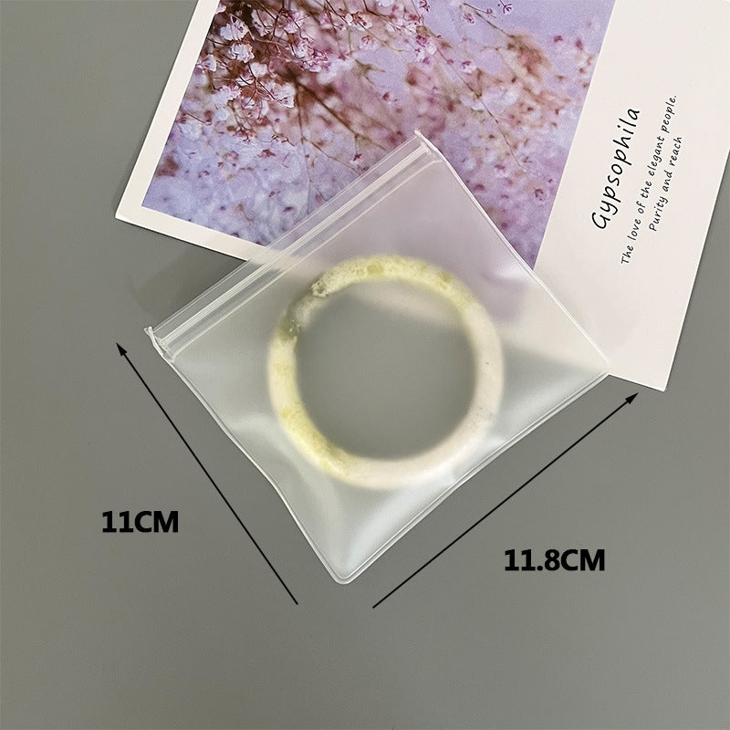 Simple Style Transparent EVA Jewelry Packaging Bags