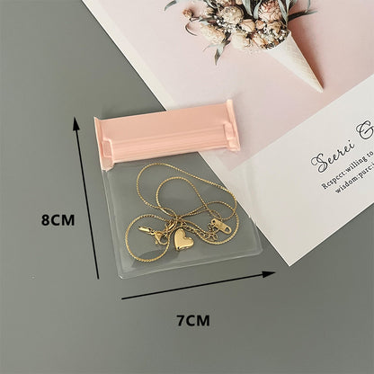 Simple Style Transparent EVA Jewelry Packaging Bags