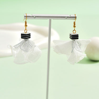 1 Pair Casual Flower Alloy Drop Earrings