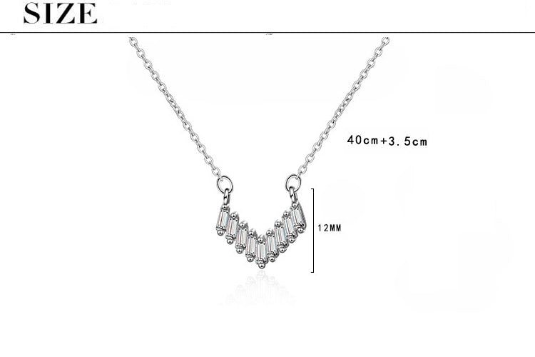 Copper Simple Style Inlay Solid Color Zircon Pendant Necklace