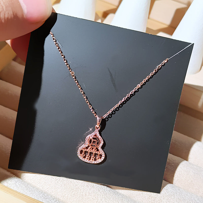 304 Stainless Steel Copper 18K Gold Plated Glam Simple Style Plating Inlay Solid Color Acrylic Glass Zircon Pendant Necklace